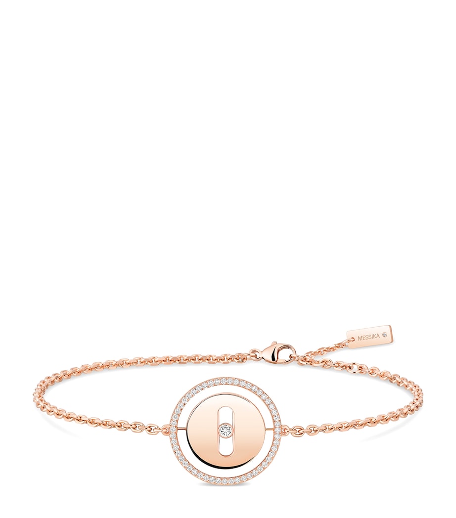 Messika Lucky Move Rose Gold and Diamond Bracelet (0.17ct) Pink Gold Image 1
