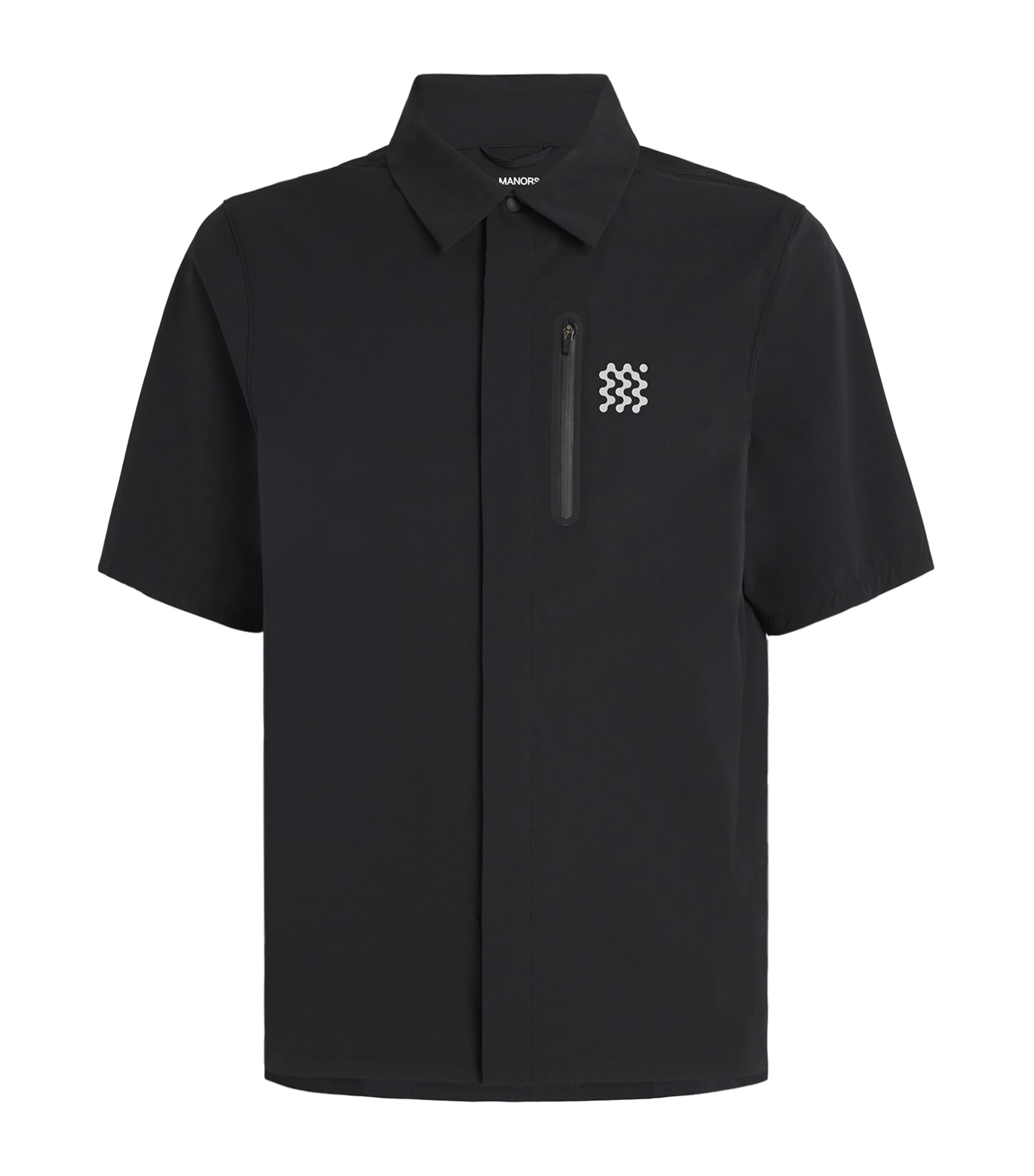 Manors Mens Water-Resistant Frontier Shirt Black Image 1
