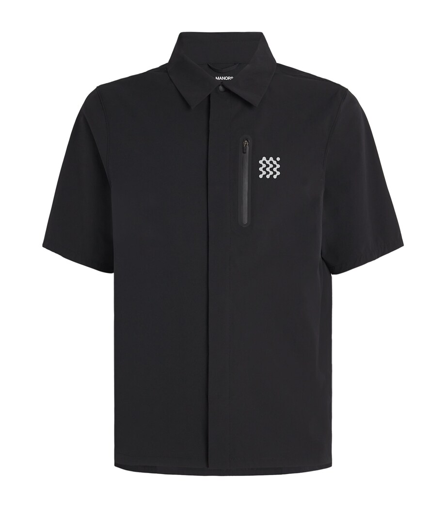 Manors Mens Water-Resistant Frontier Shirt Black Image 1