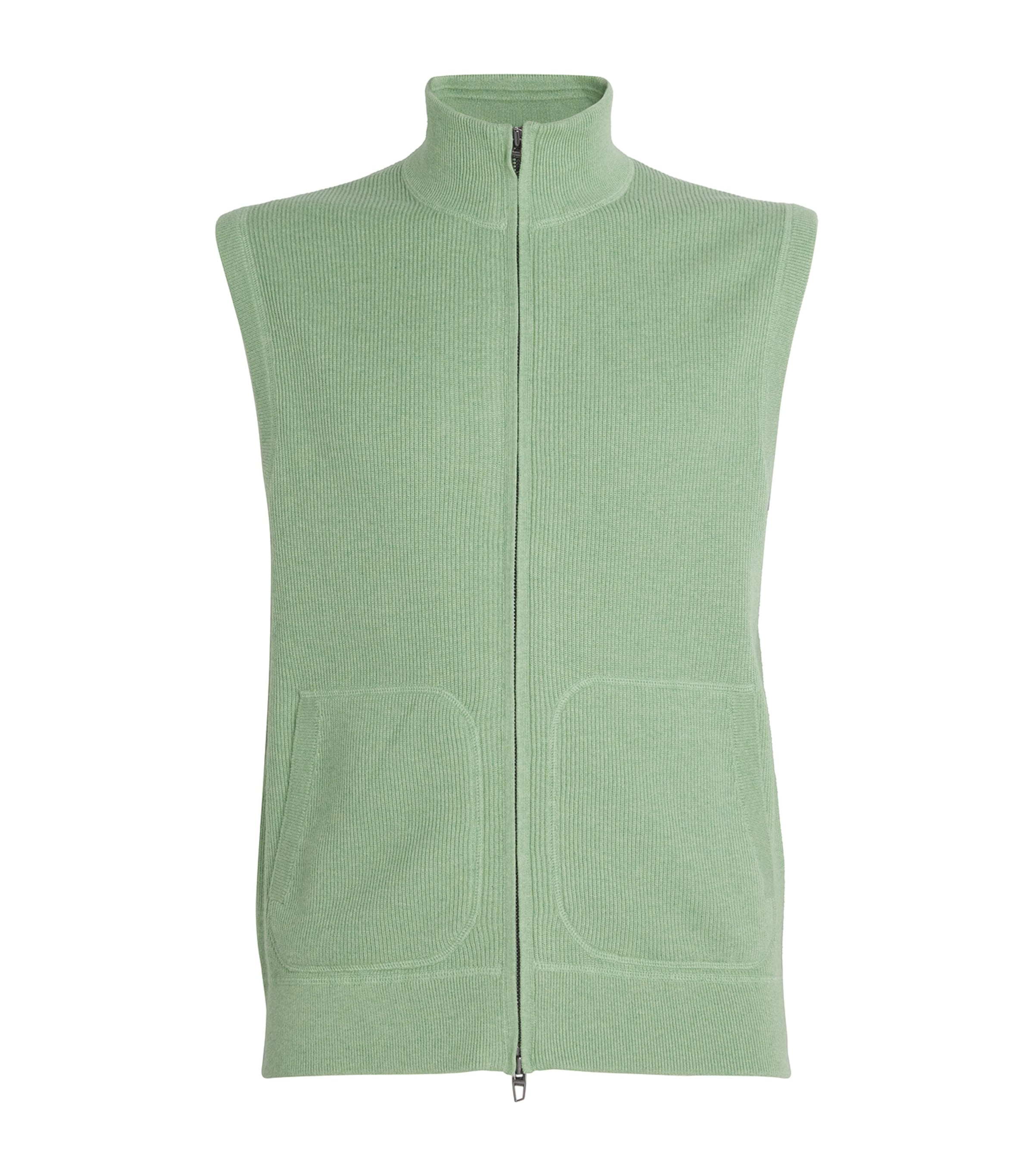 Cotton-Blend High-Neck Gilet JADE'S DIARY Image 1