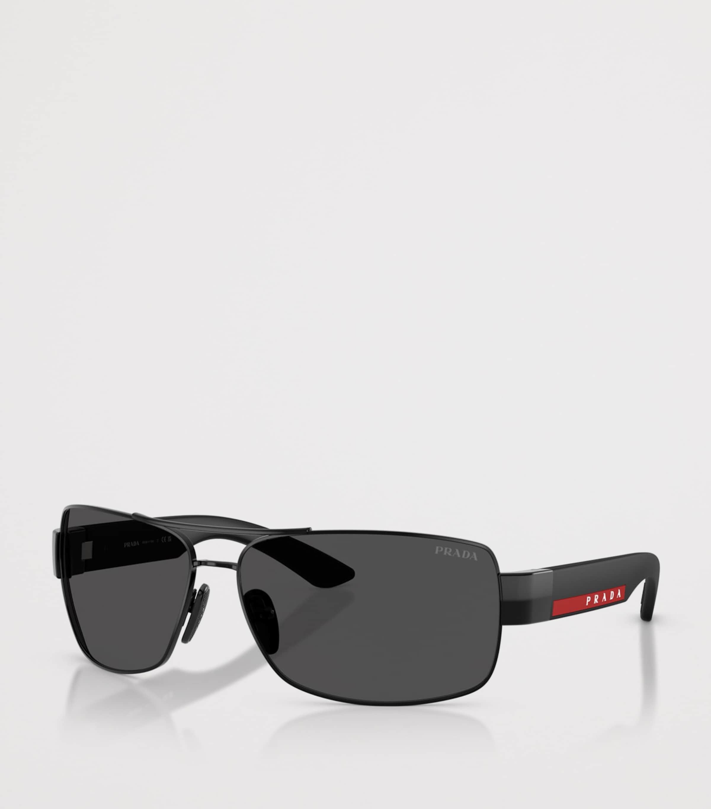 Prada Linea Rossa Metal PR B52S Sunglasses Black Image 2
