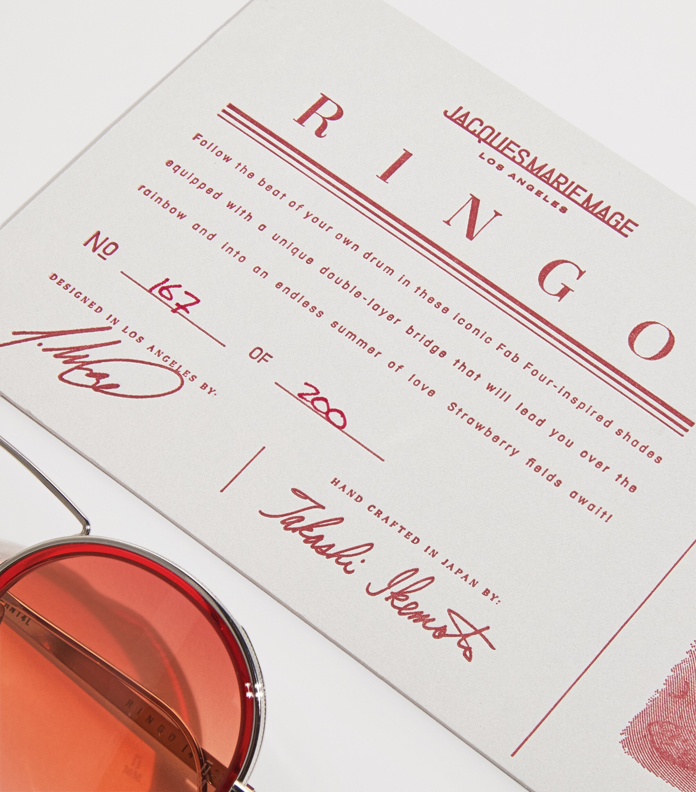 Titanium Ringo Sunglasses 14L-CARDINAL Image 5