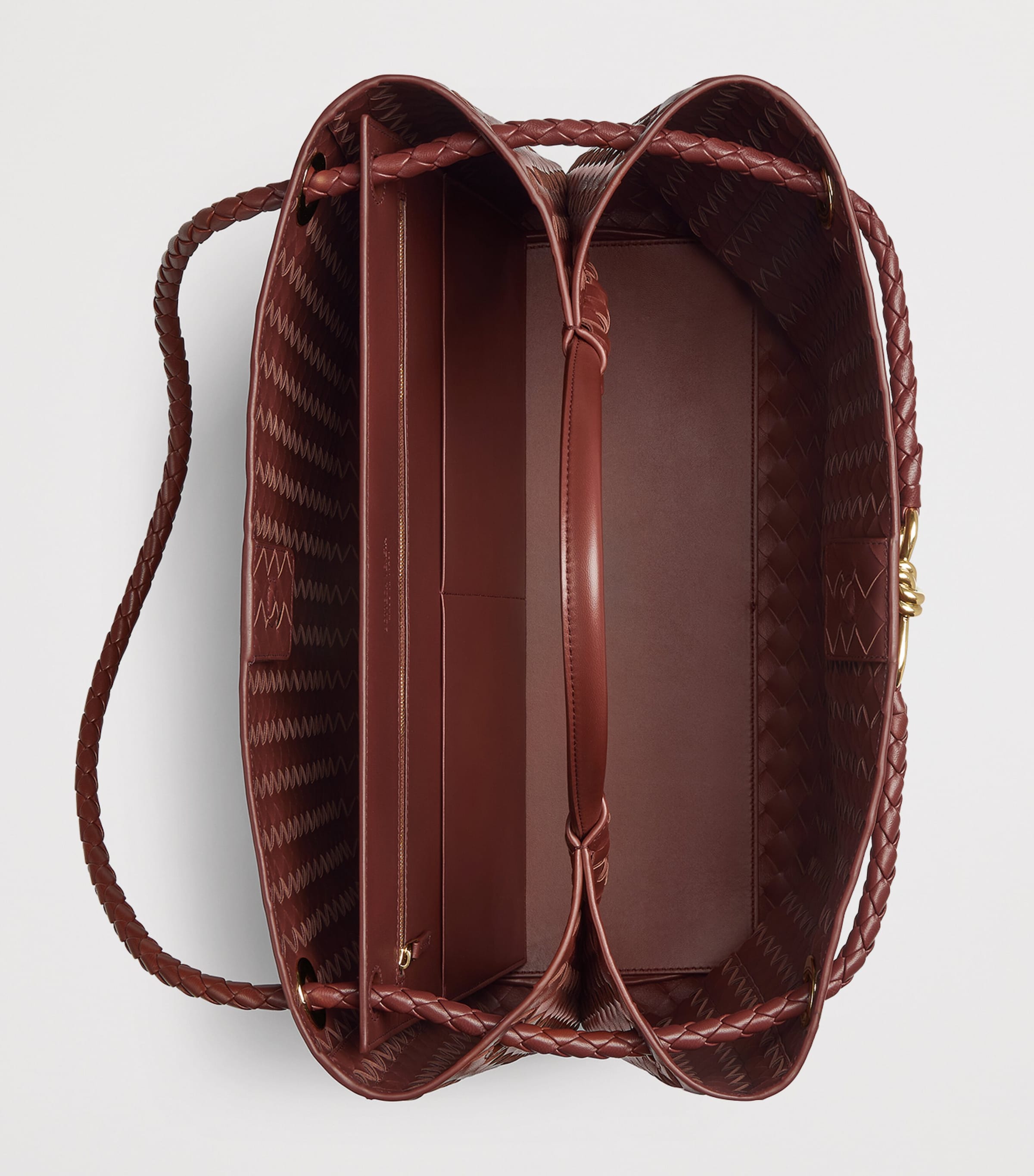 Large Lambskin Andiamo Shoulder Bag 2507 Image 8