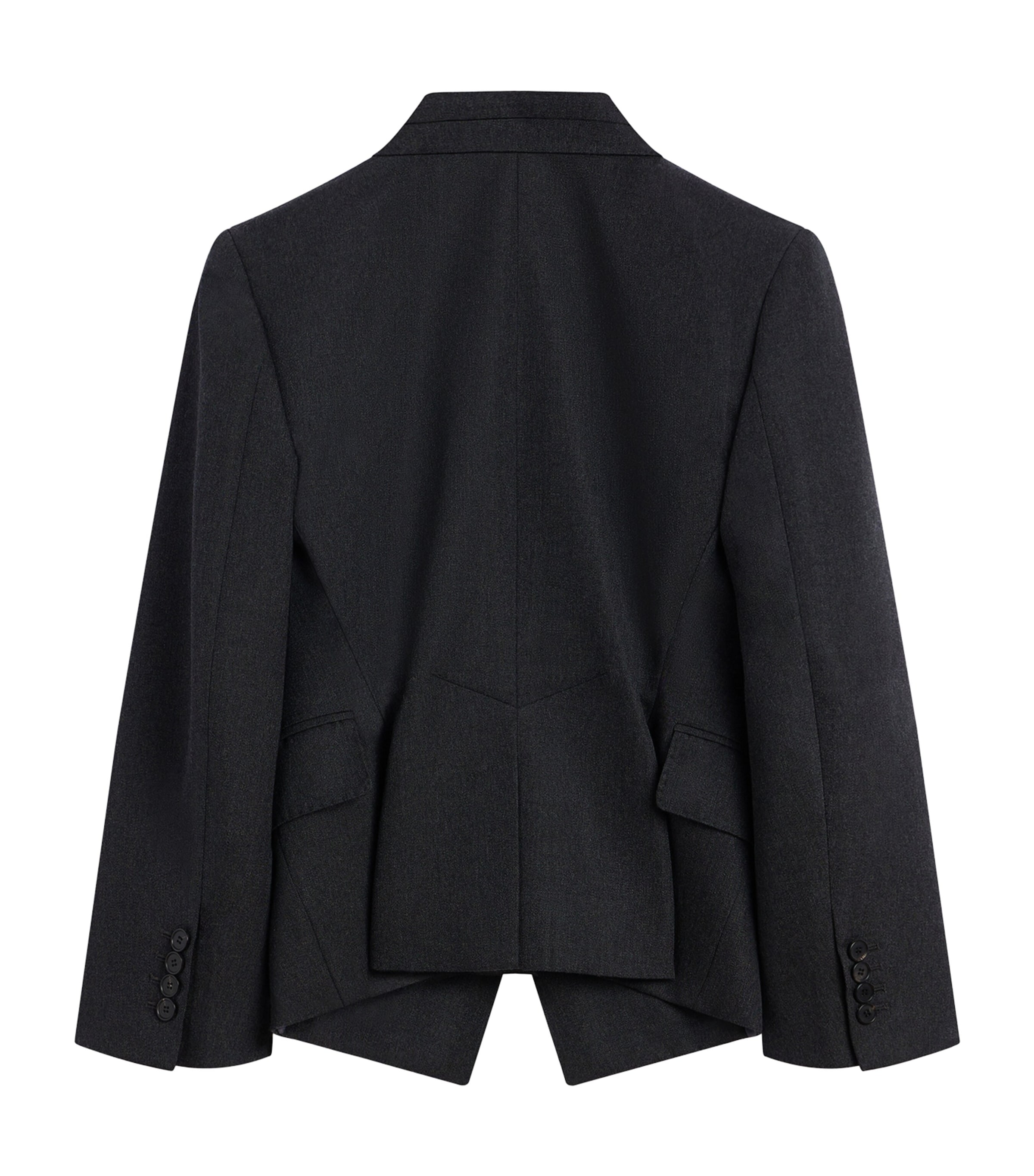 Givenchy Womens Wool Reverse Lapel Blazer Image 6