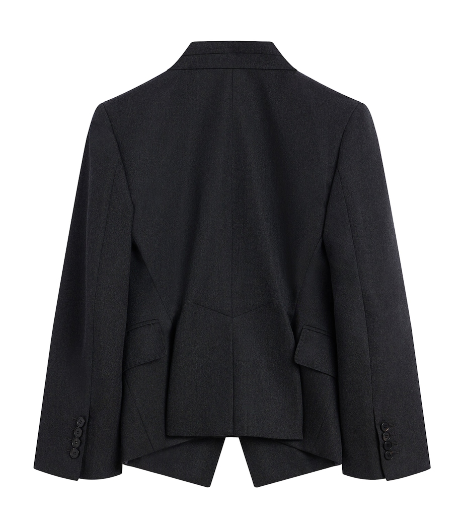 Givenchy Womens Wool Reverse Lapel Blazer Image 6