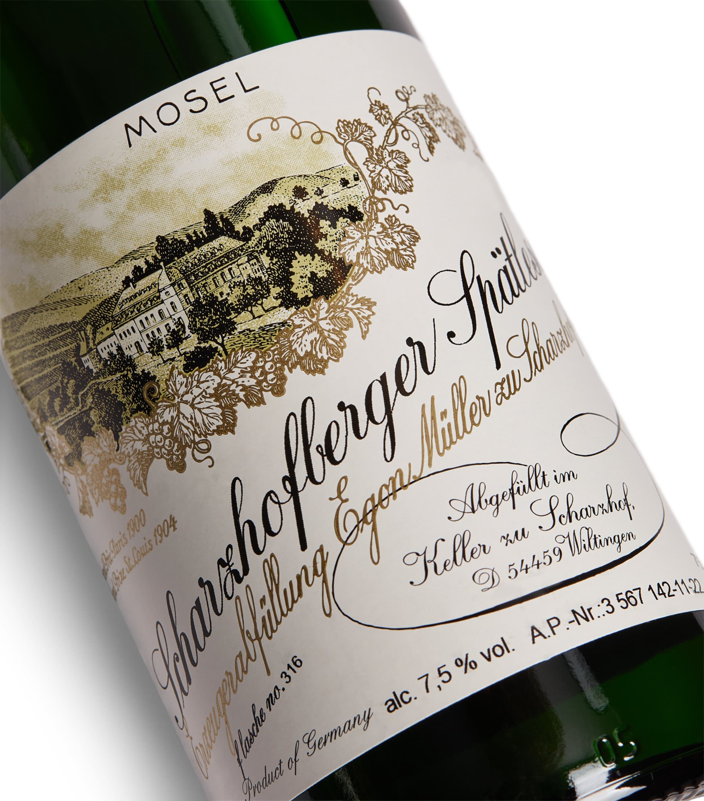 Egon Muller Scharzhofberger Riesling Spatlese 2021 (75cl) – Mosel, Germany Image 2