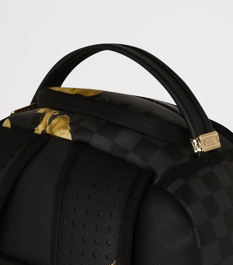 Sprayground Floral Remix Backpack Gold Floral Remix Image 8