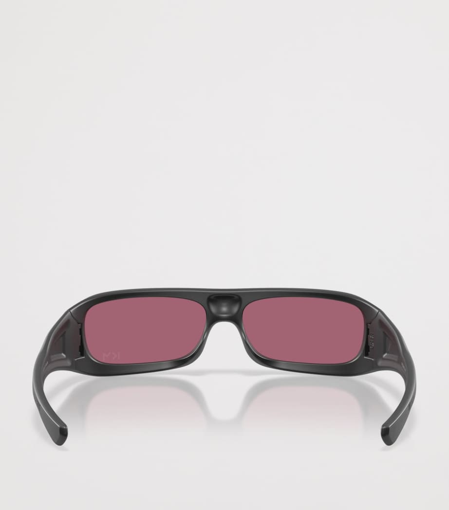 Oakley Kylian Mbappé Signature Series Permian Rectangle Sunglasses Black Image 4