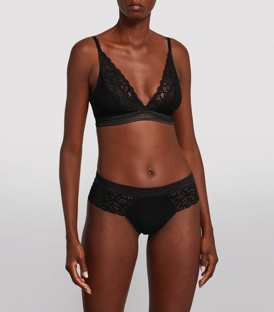 Raffine Lace Tanga BLACK Image 2