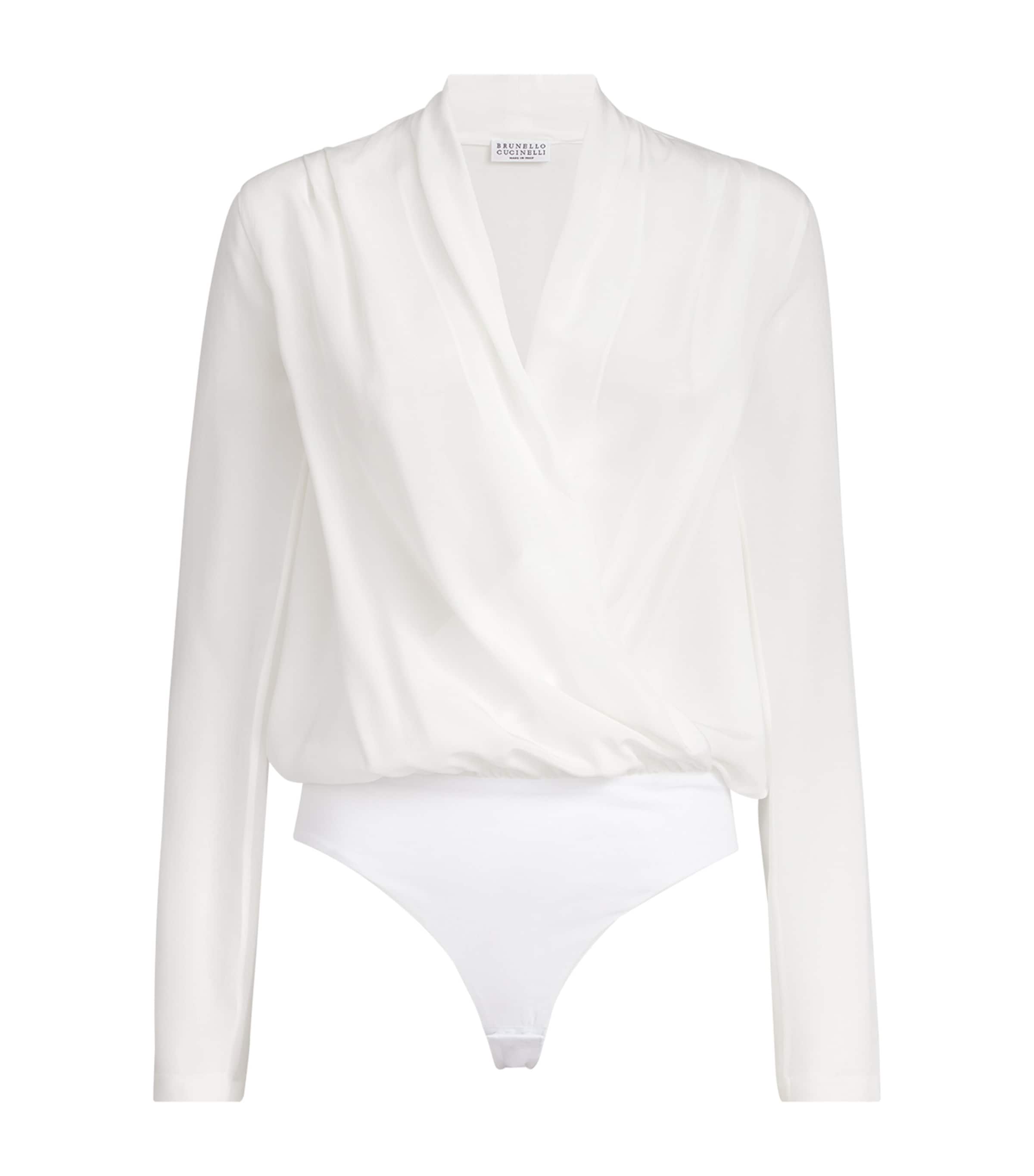 Silk Blouse Bodysuit C600 Image 1