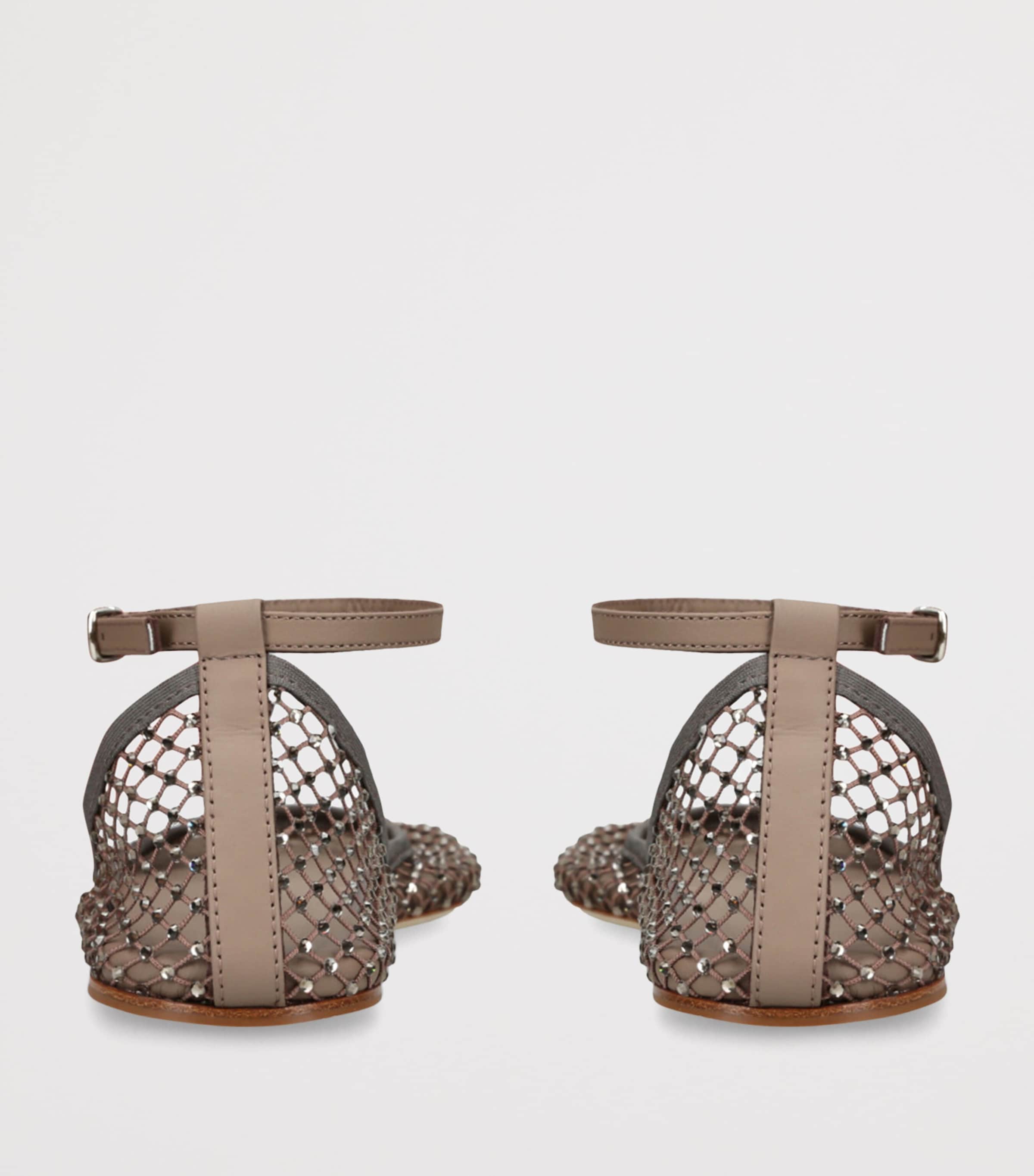 Christopher Esber Mesh Minette Ballet Flats Taupe Image 2