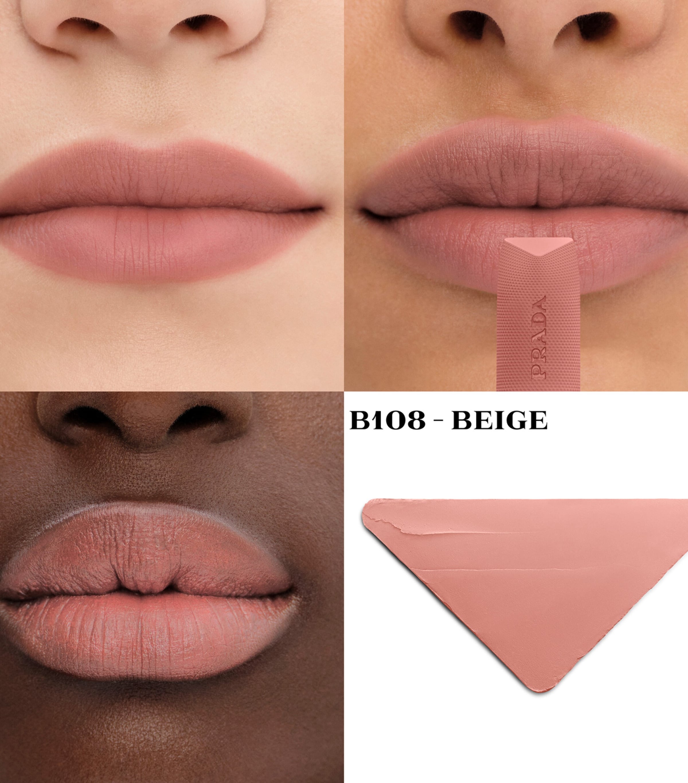 Prada Monochrome Hyper Matte Lipstick B108 Image 2