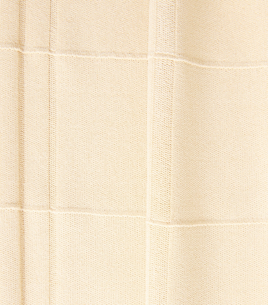 Grid Knit Straight Trousers AFFOGATO Image 5