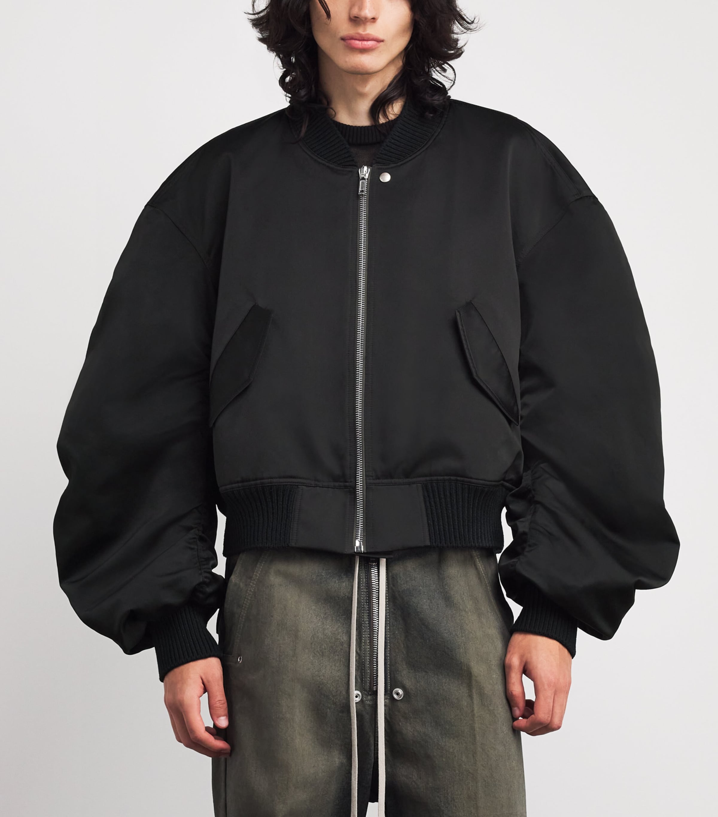 Padded Bomber Jacket BLACK/ 09 Image 3