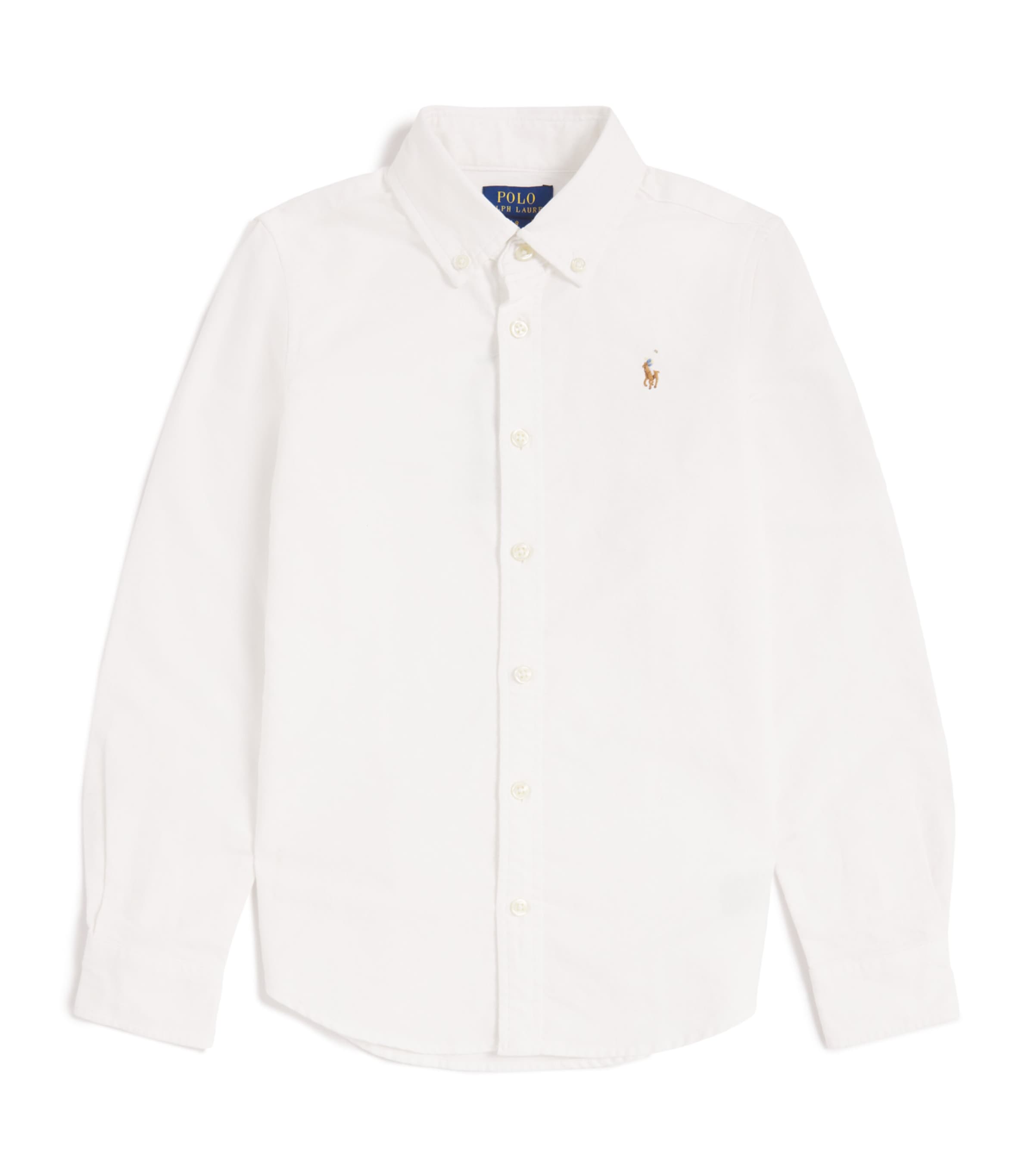 Cotton Logo Shirt (7-16 Years) WHITE Image 1