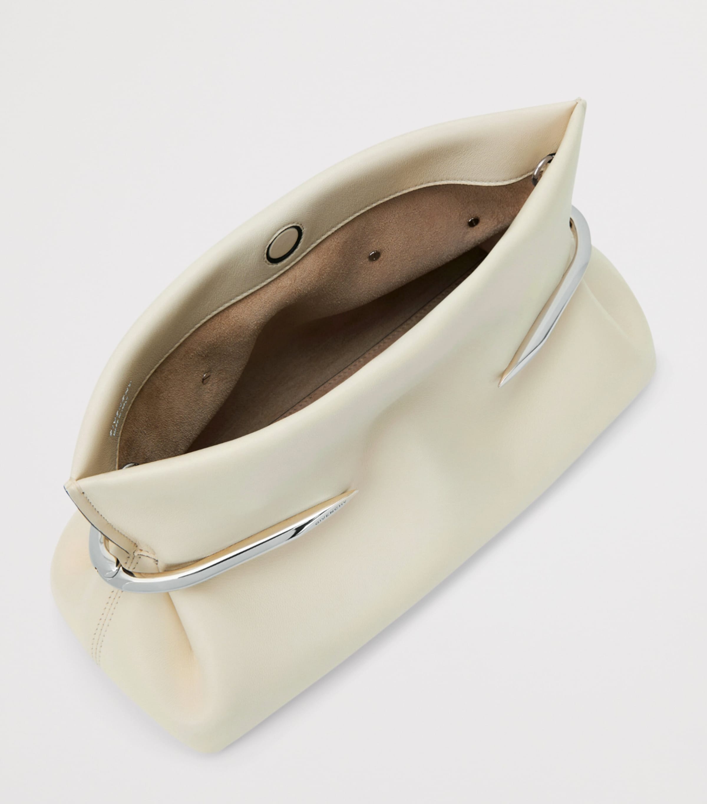 Givenchy Small Leather Soft Pinch Clutch Image 5