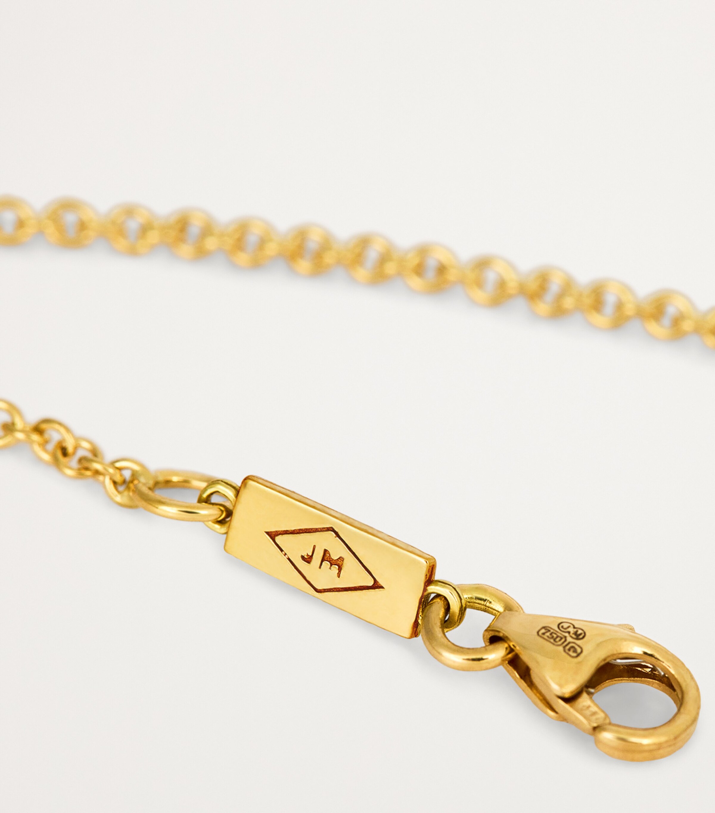 Jennifer Meyer Yellow Gold and Diamond Infinity Chain Bracelet Yellow Gold Image 6