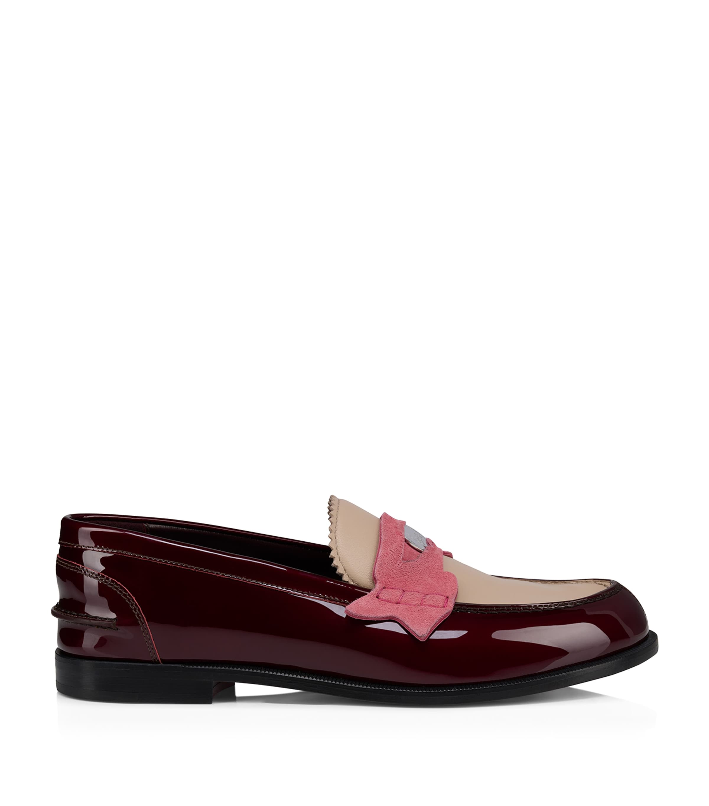 Christian Louboutin Penny Donna Loafers In Red