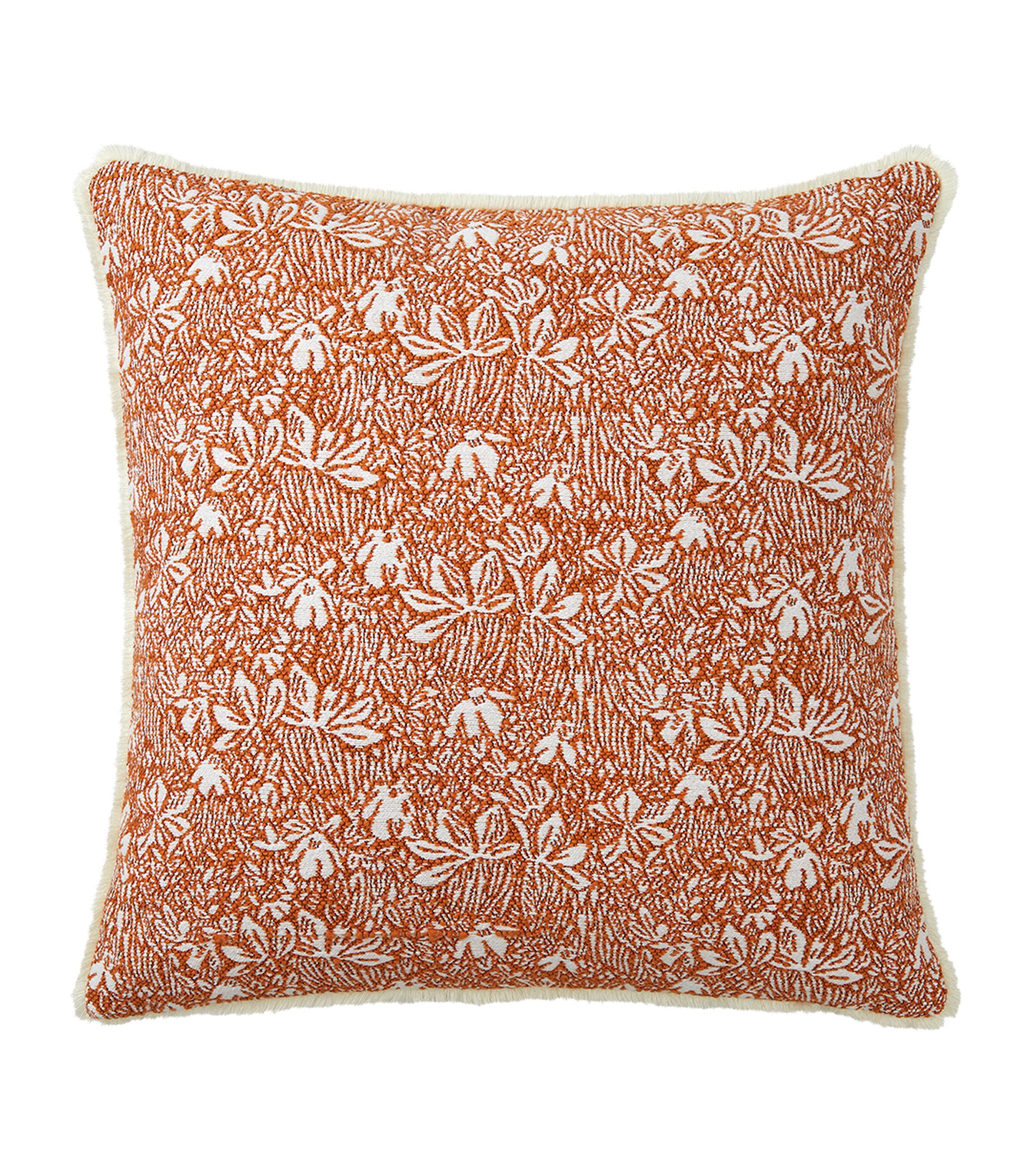 Yves Delorme Eze Square Cushion Cover (45cm x 45cm) Oranger Image 1