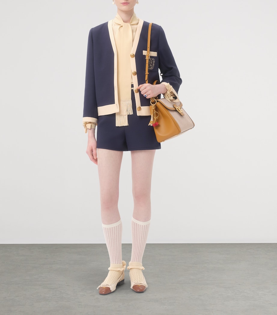 Silk Fringed Blouse ET5 Image 5