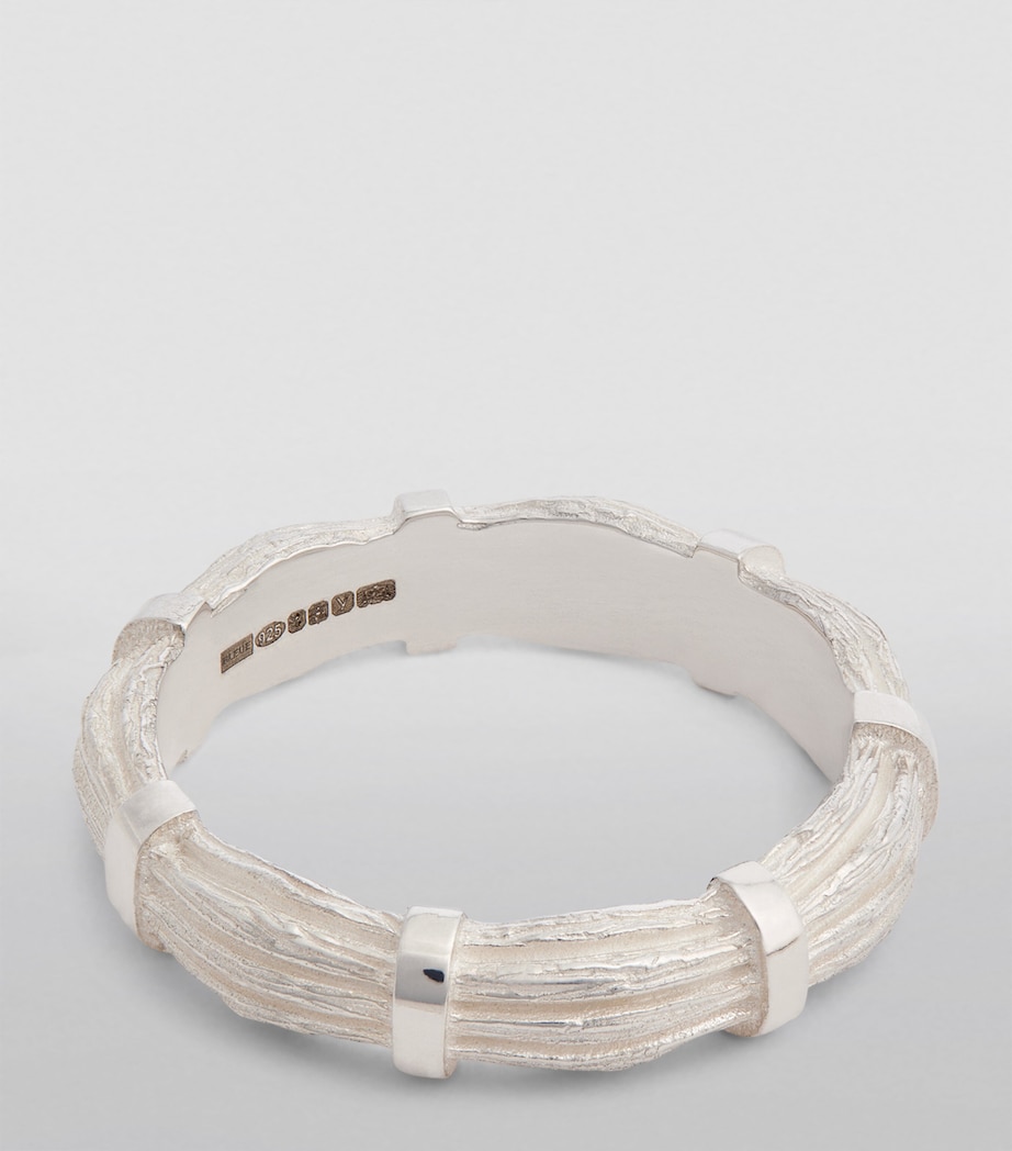 Sterling Silver Mini Bound Willow Ring SILVER (925) Image 3