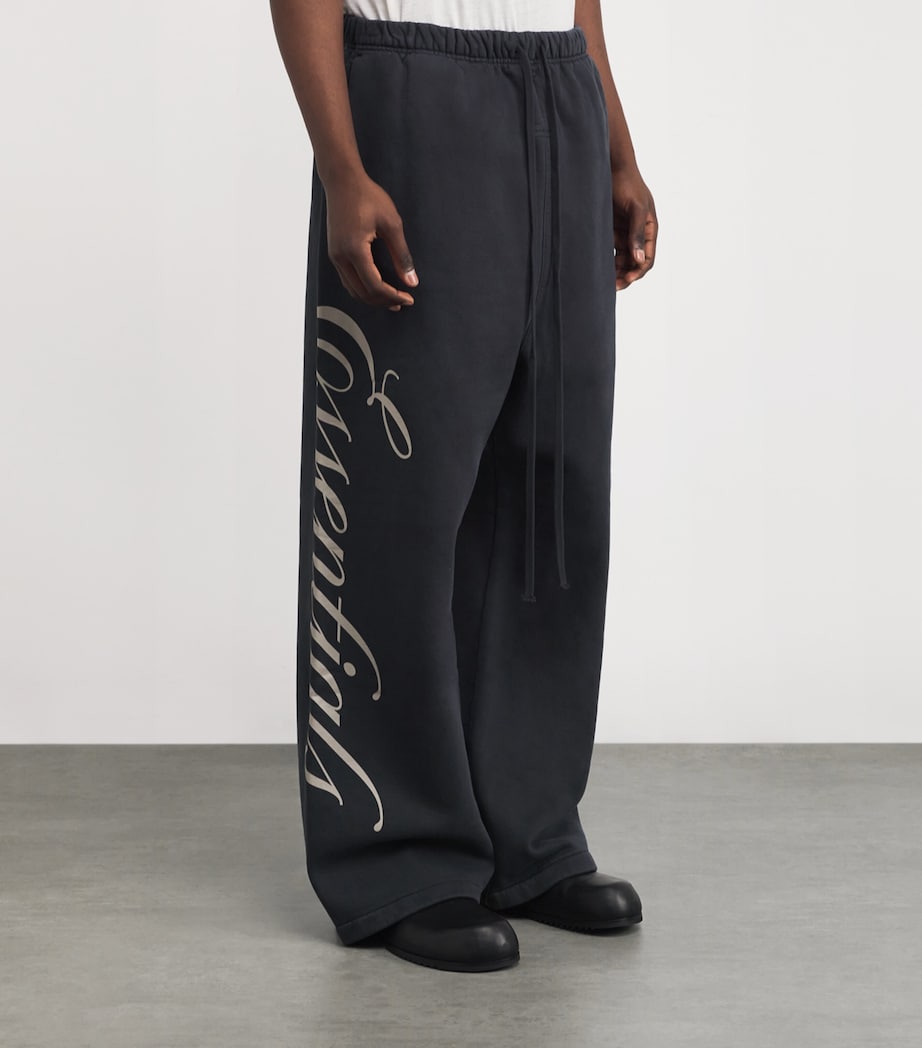 Cotton Fleece Sweatpants VINTAGE BLACK Image 3