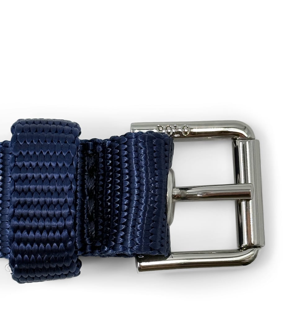 Nylon Polo Pony Pet Collar (Extra Small-Medium) FALL ROYAL/RED Image 2