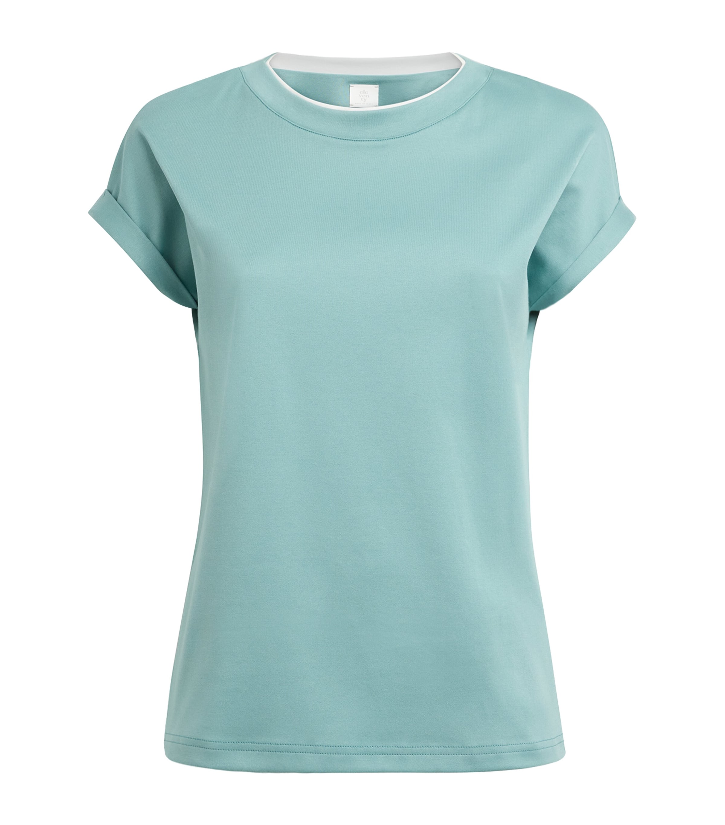 Eleventy Womens Cotton T-Shirt Giada, Bianco Image 1