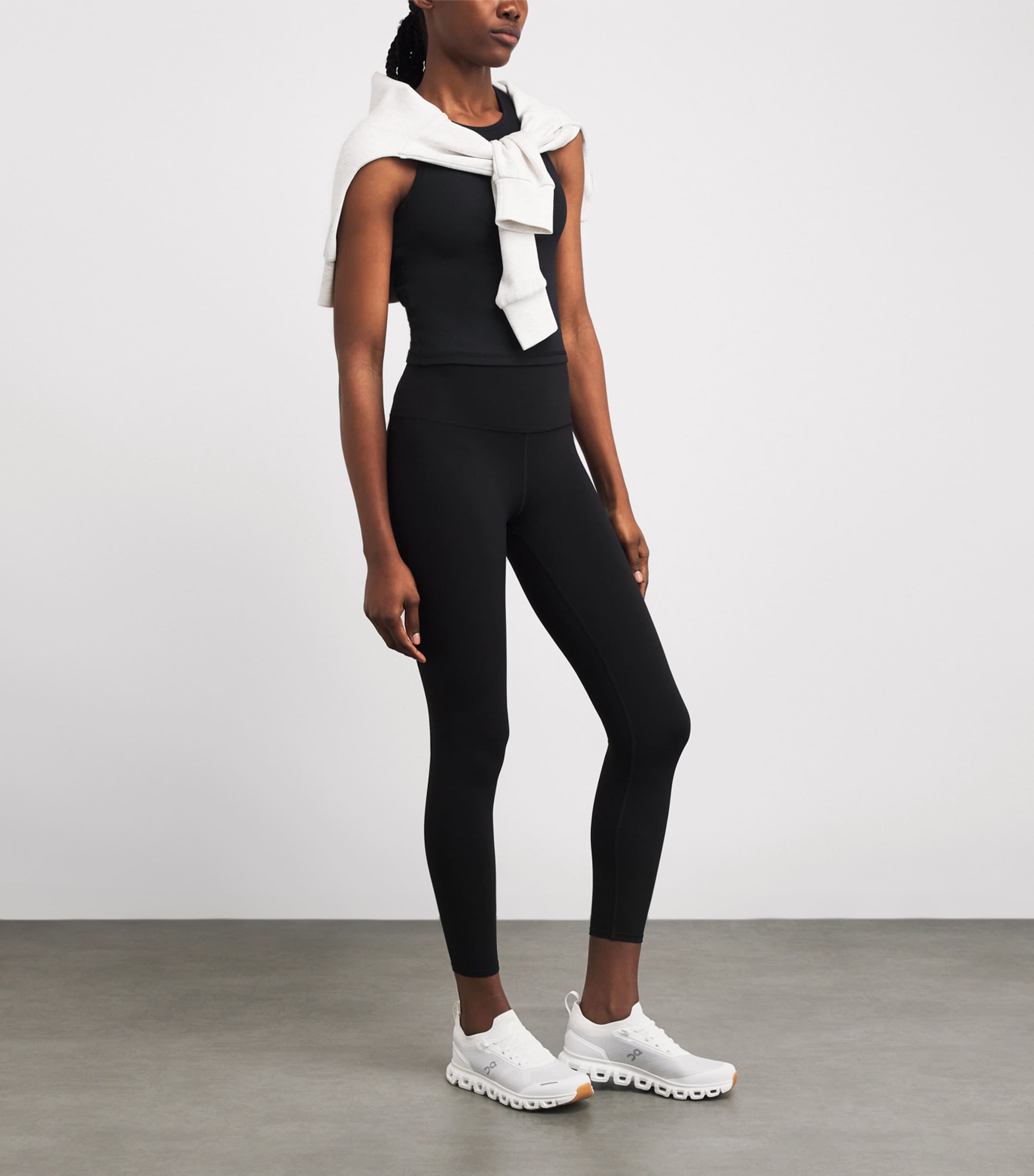 Stretch-Knit Pose Plyo Tank Top BLK BLACK Image 2