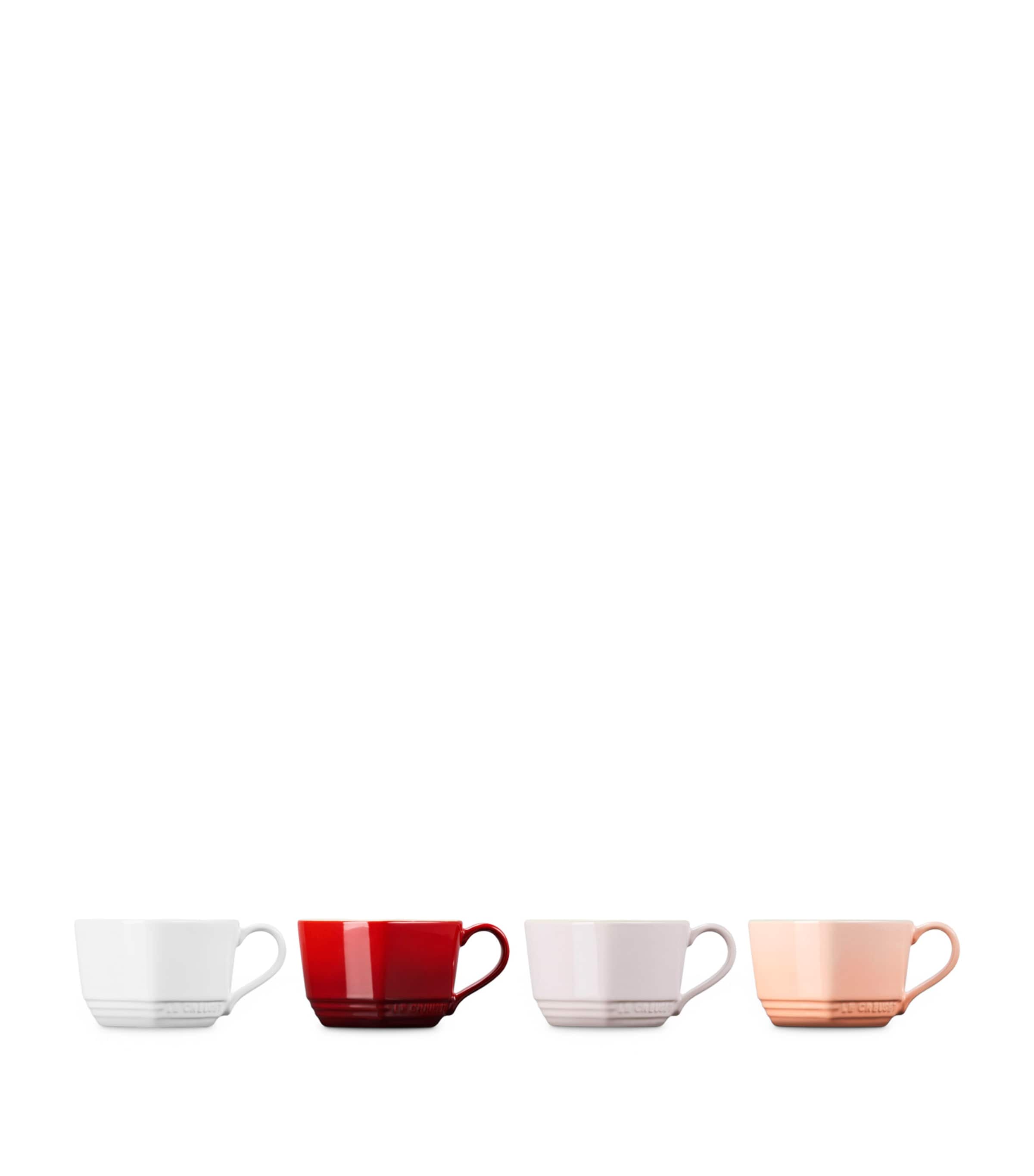 Le Creuset Stoneware Heart Mugs (Set of 4) Mixed Image 3