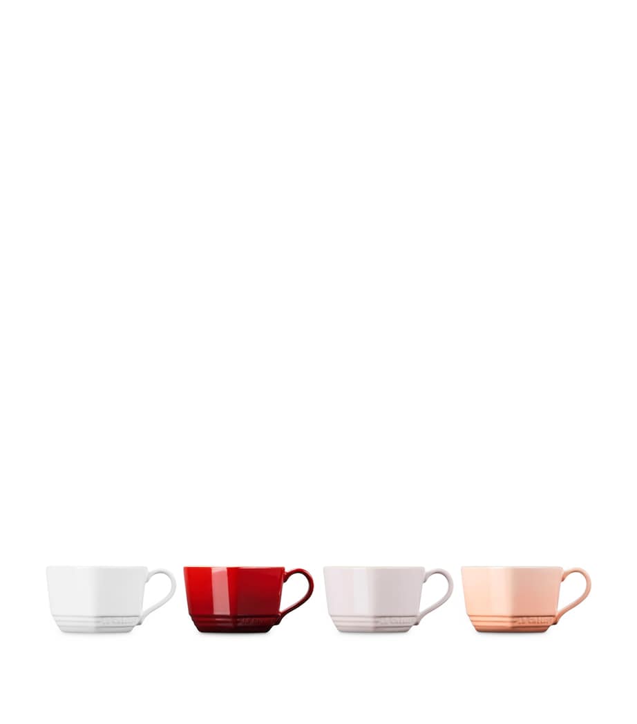 Le Creuset Stoneware Heart Mugs (Set of 4) Mixed Image 3