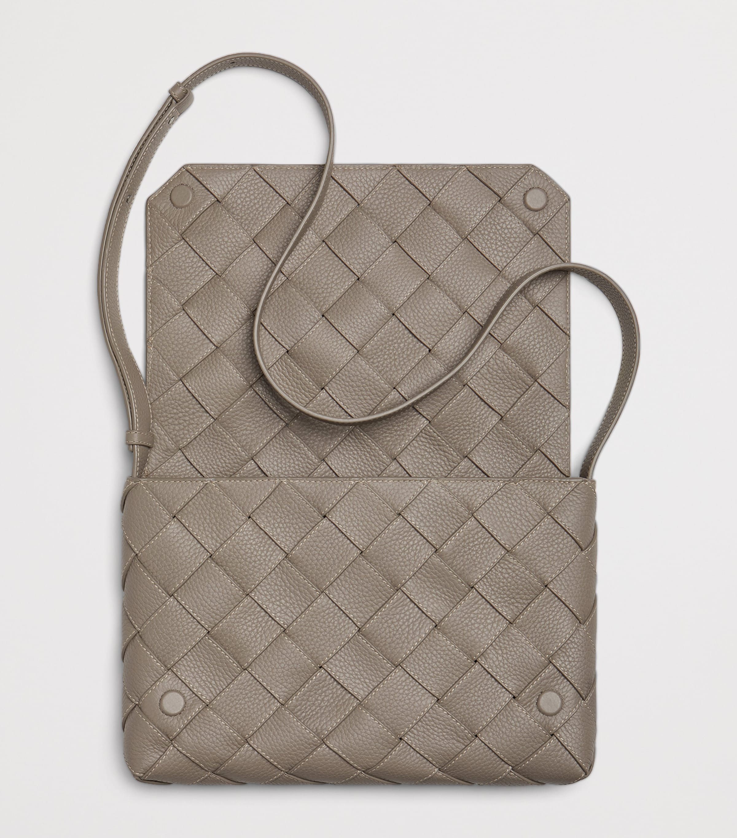 Bottega Veneta Large Leather Diago Cross-Body Bag | Harrods US