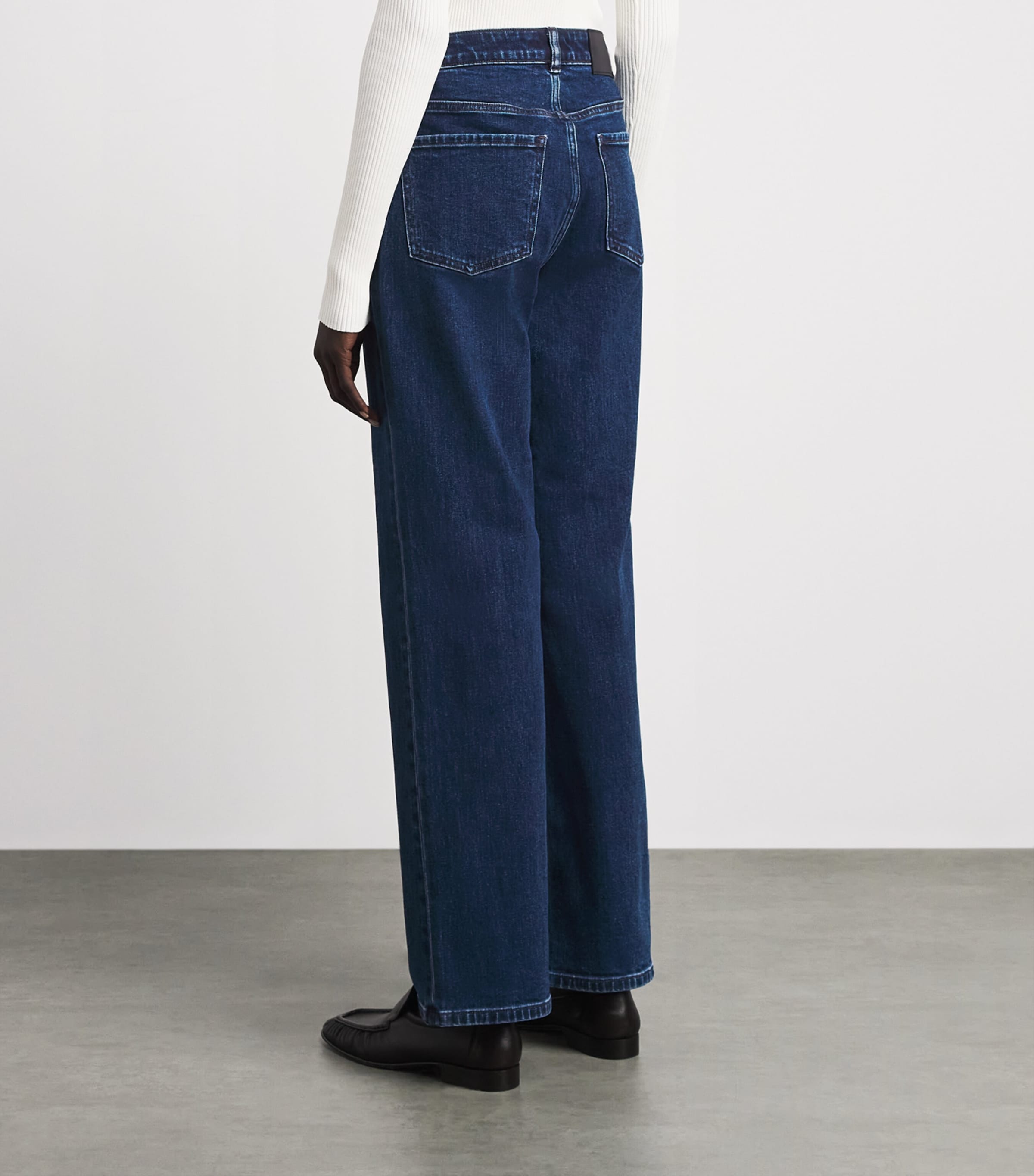 Theory Womens Straight Jeans Perfect Blue Image 5