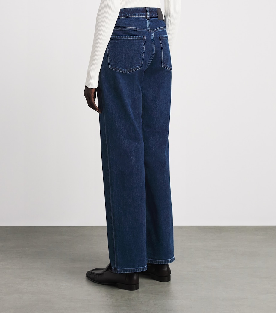 Theory Womens Straight Jeans Perfect Blue Image 5