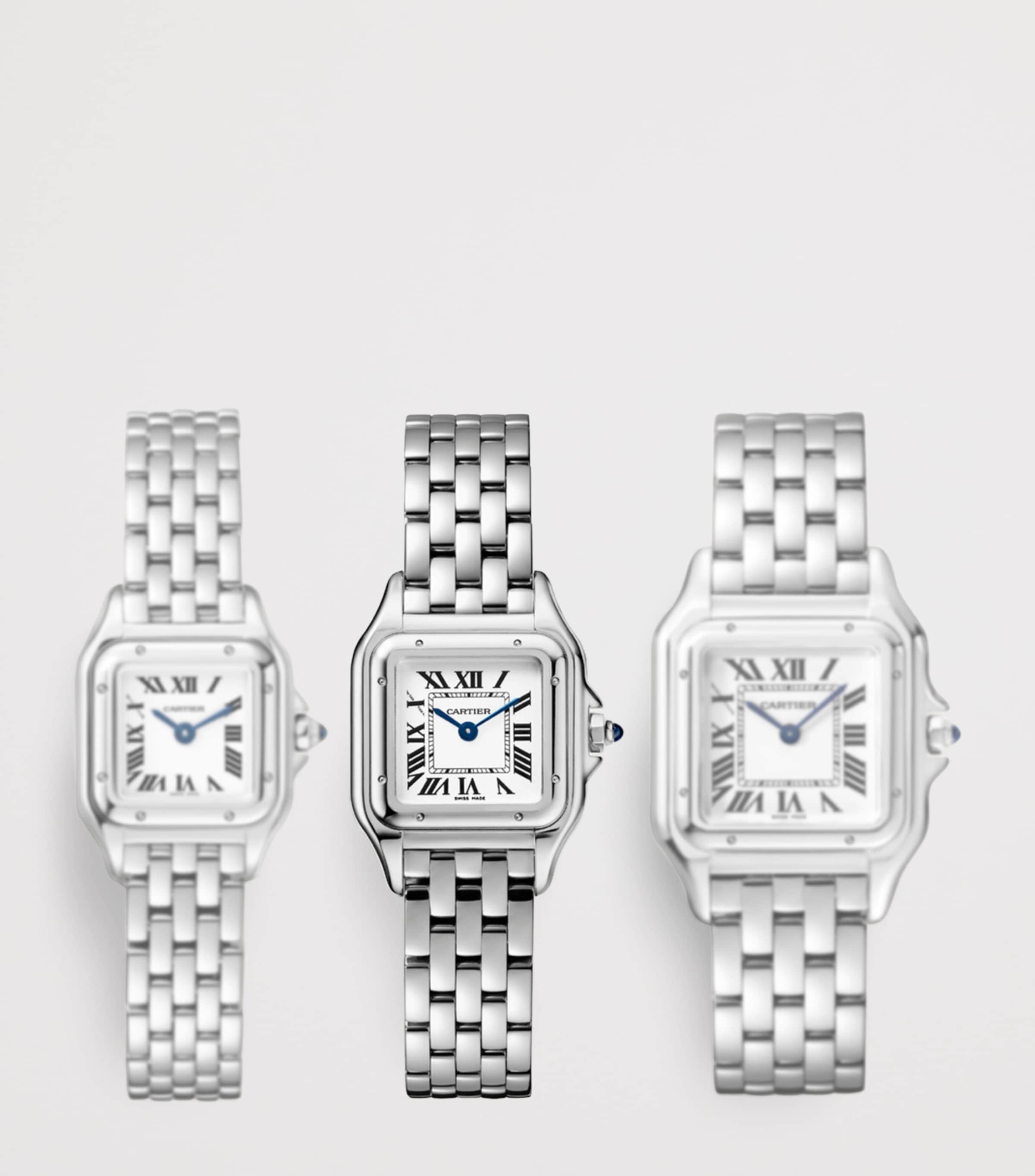 Small Stainless Steel Panthère de Cartier Watch 23mm STEEL Image 4