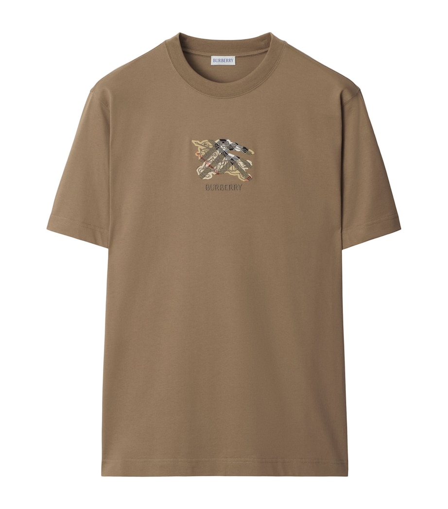 Cotton Check-EKD T-Shirt CLAY BROWN Image 1