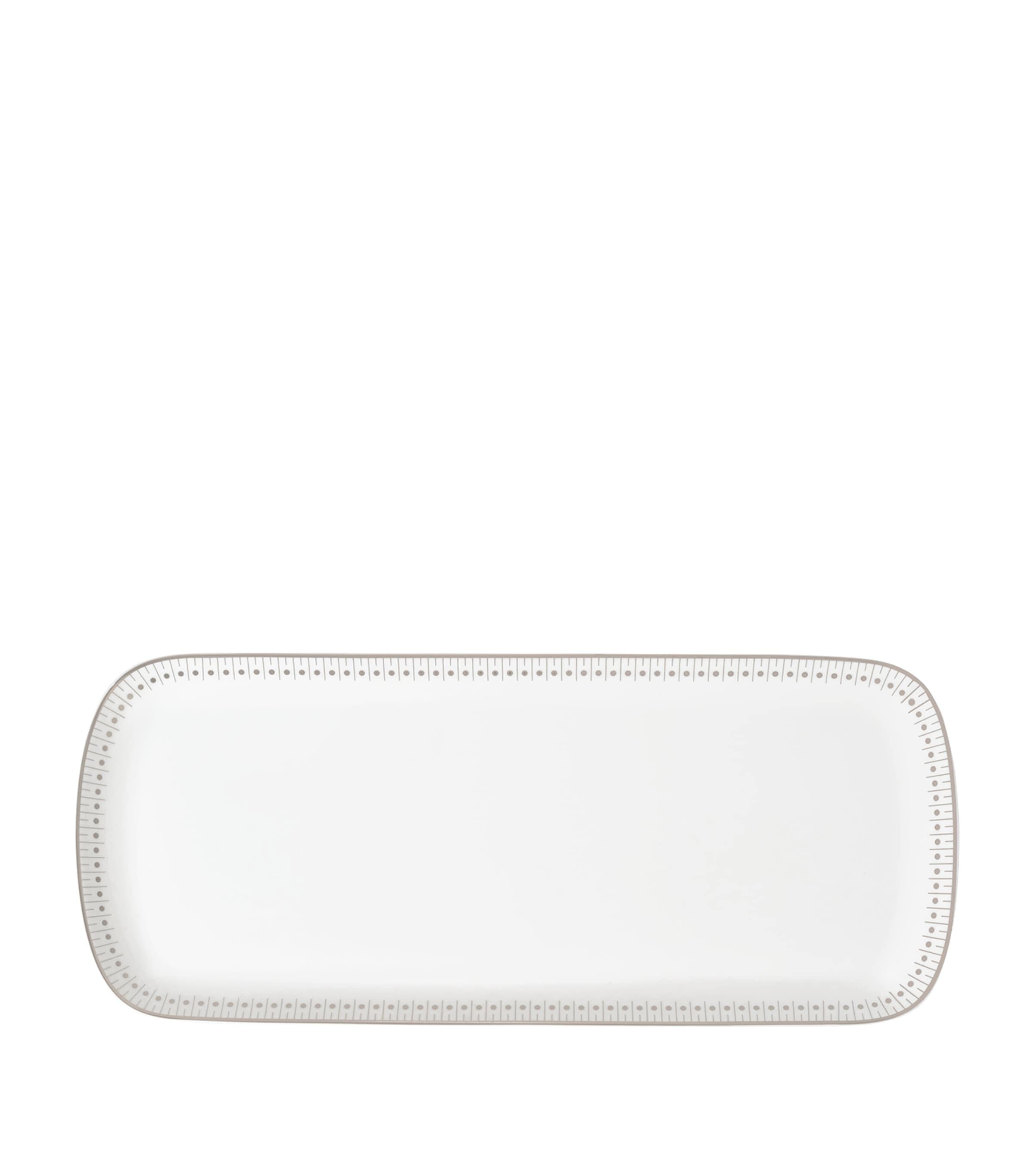 Christofle Malmaison Impériale Platinum Cake Dish (37cm) White Image 1