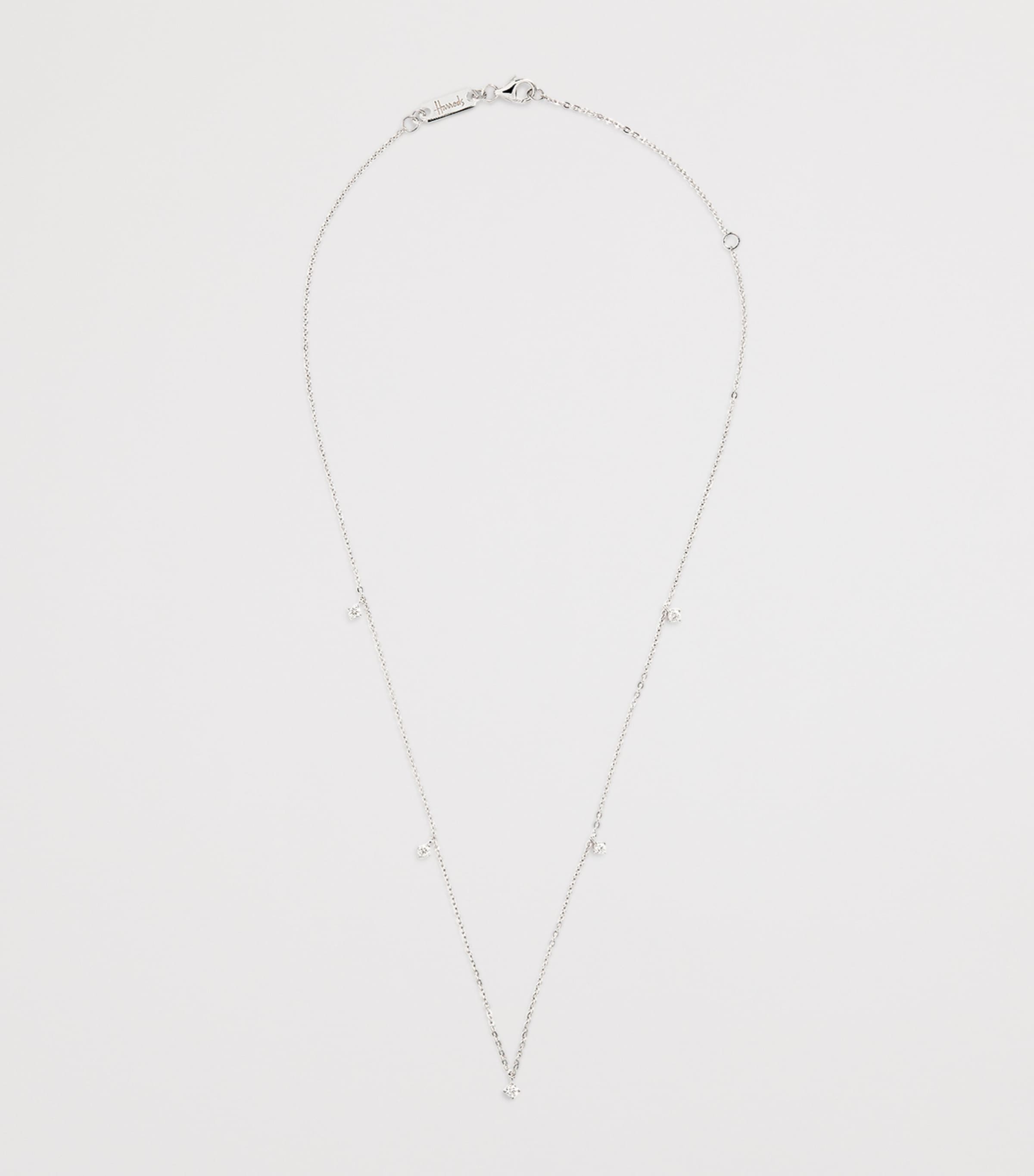 White Gold and Diamond Necklace (0.30ct) WHITE GOLD Image 3