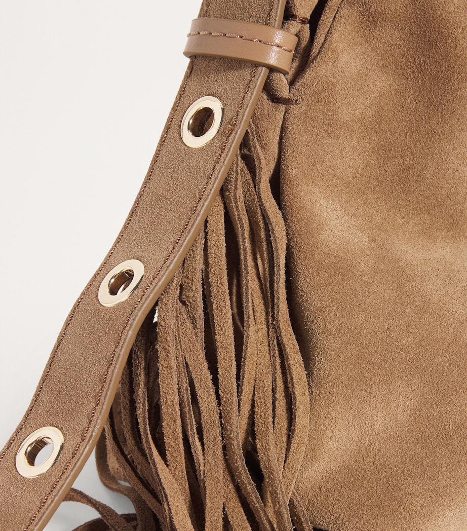 Mini Suede Miss M Shoulder Bag CAMEL Image 4