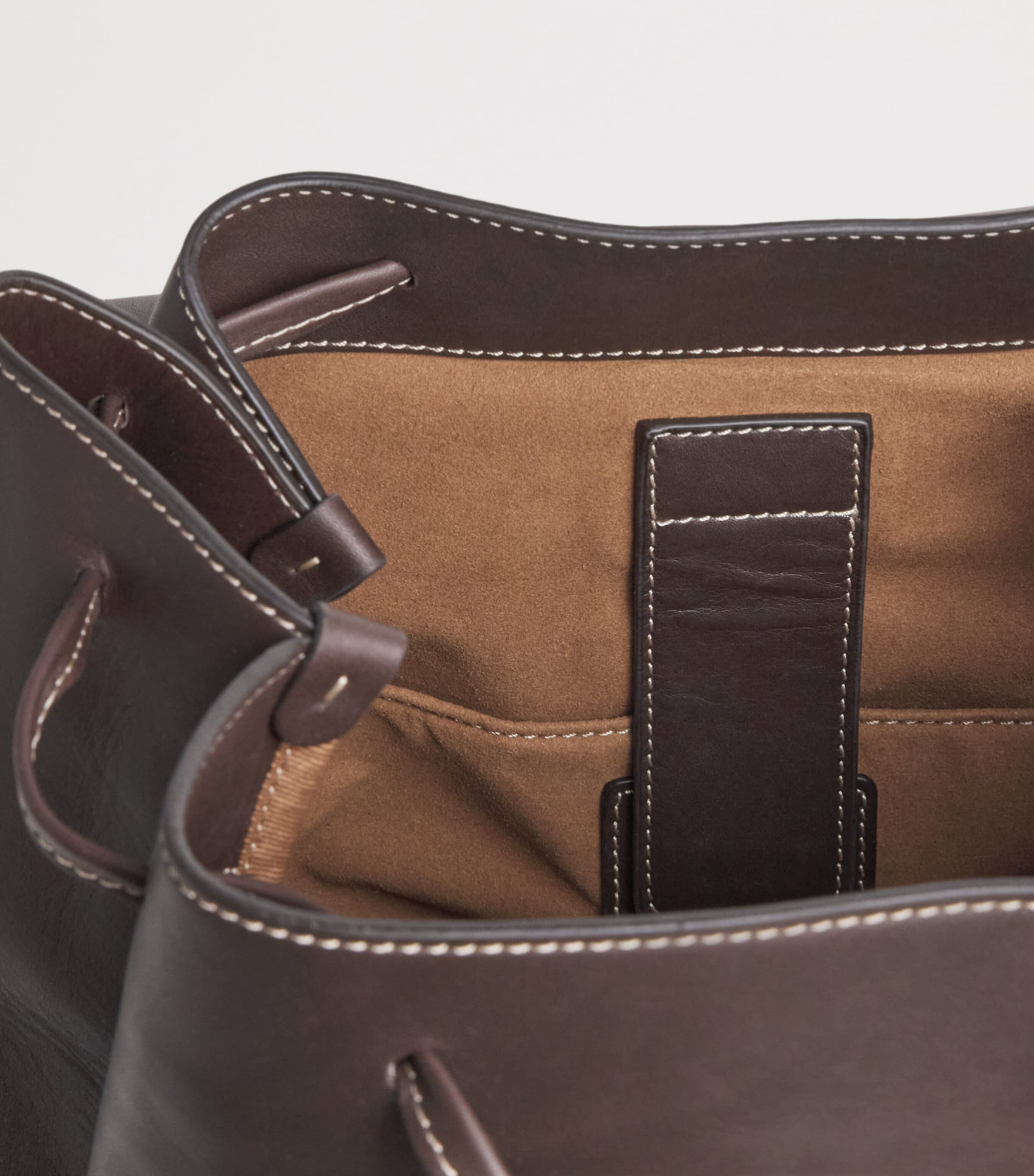 Eleventy Leather Backpack Cacao Image 5