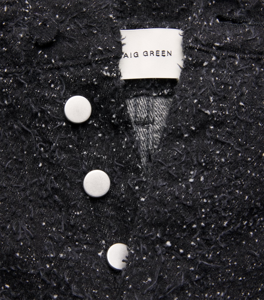 Cotton Towel Trousers BLACK Image 5