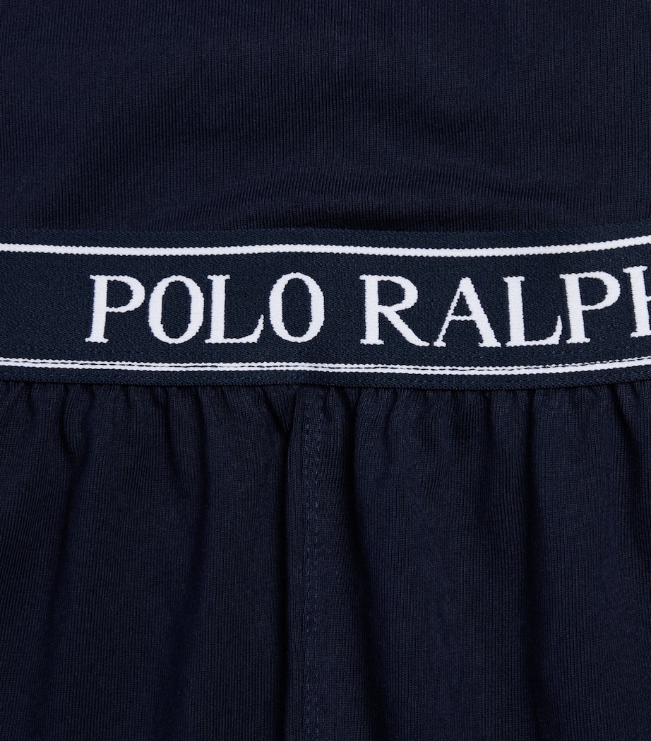 Ralph Lauren Kids Jersey Polo Pony Pyjama Set (4-6 Years) Navy Image 4