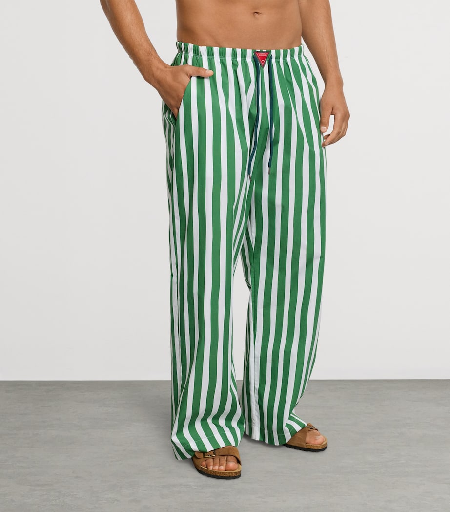 Hanro Womens x Charlotte Adam Stripe Lounge Trousers Souvenir Stripes Image 2