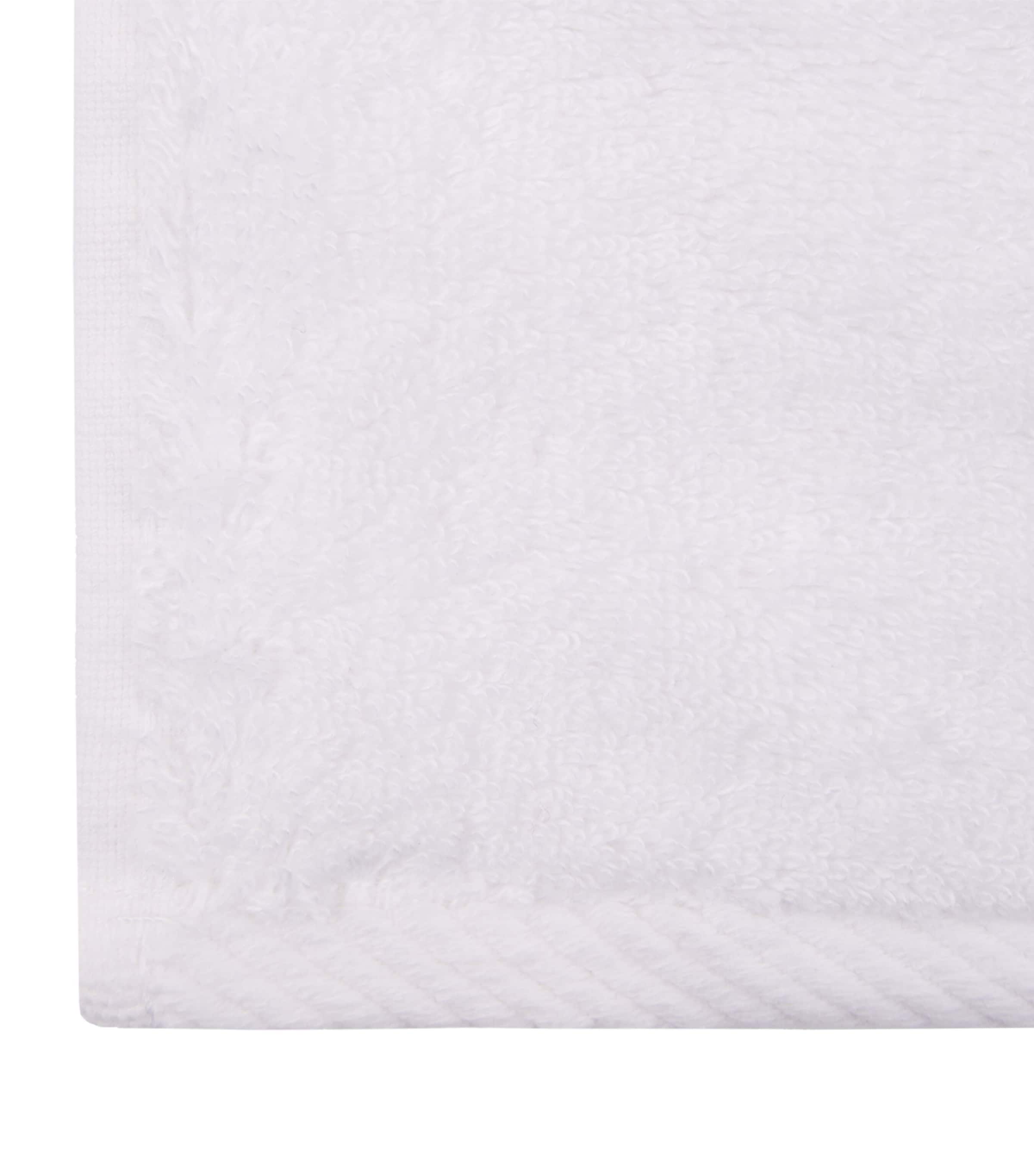 Glam Hand Towel (50cm x 100cm) WHITE Image 3