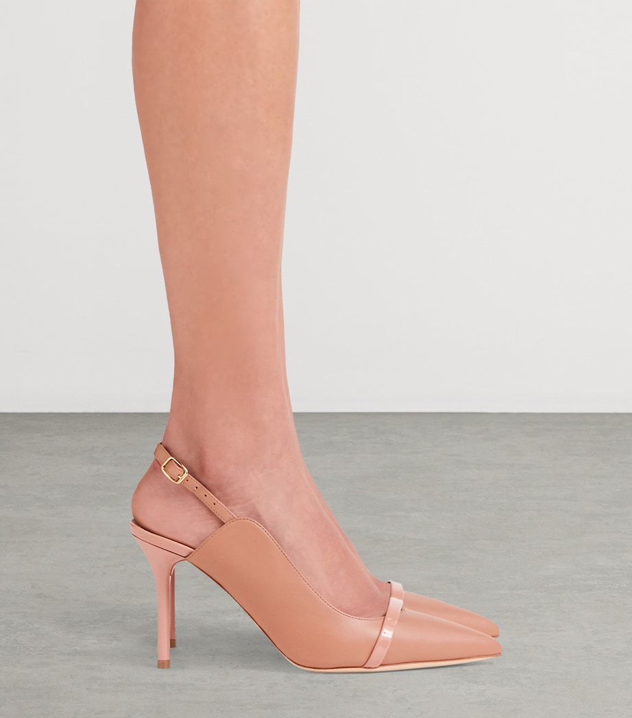 Leather Marion Slingback Pumps 85 BLUSH Image 2