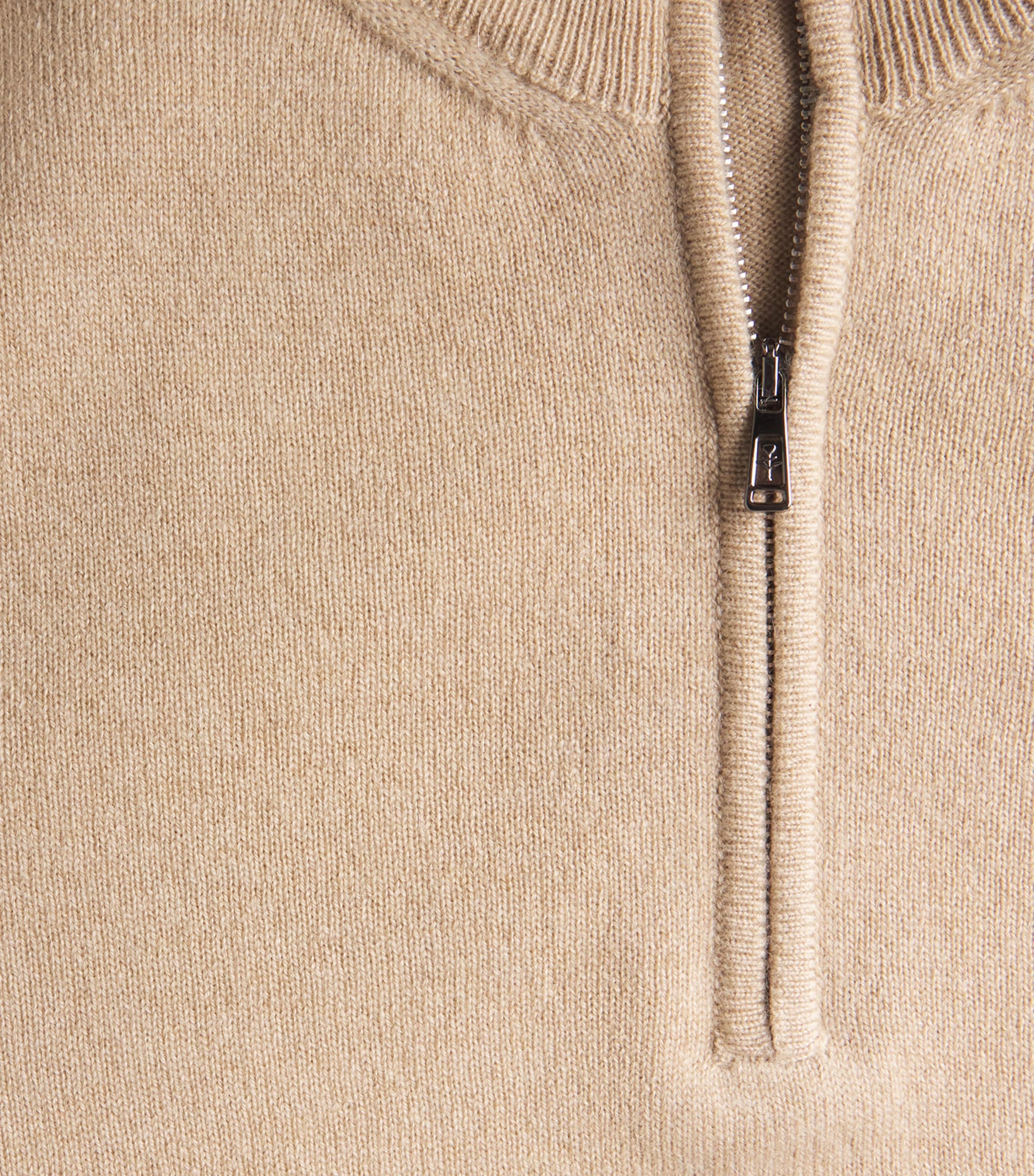 Cashmere Half-Zip Sweater A.5-DUNE Image 5