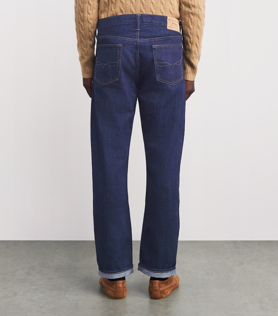 Selvedge Straight-Leg Sullivan Jeans BLUE Image 4
