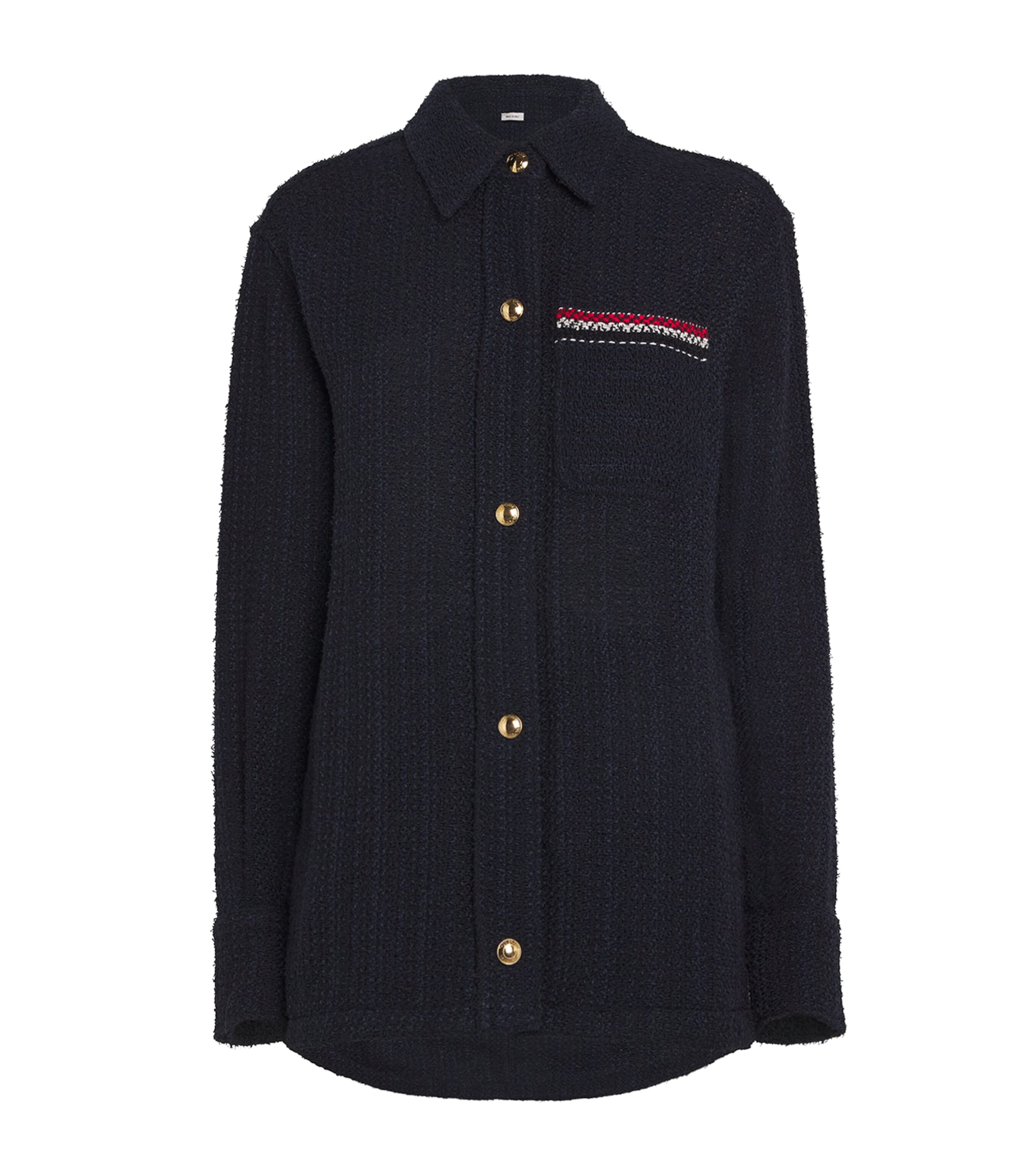 Thom Browne Shirt Jacket Women In Navy
