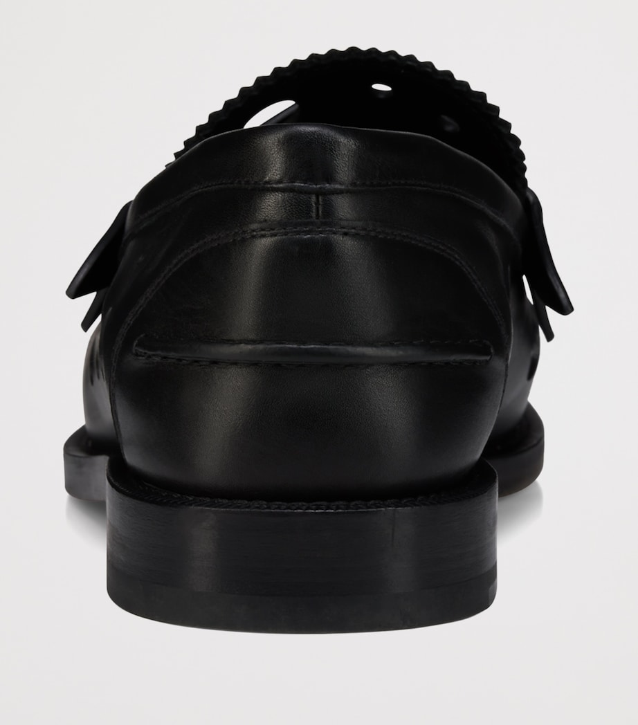 Christian Louboutin The Plato Dots Leather Loafers Image 4