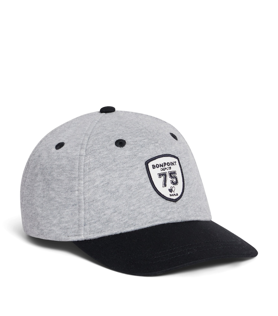 Bonpoint Cotton Arnold Baseball Cap White Blossom Image 1